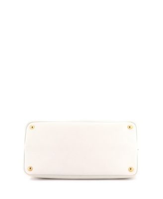 Medium Cuir Double Tote Saffiano Leather