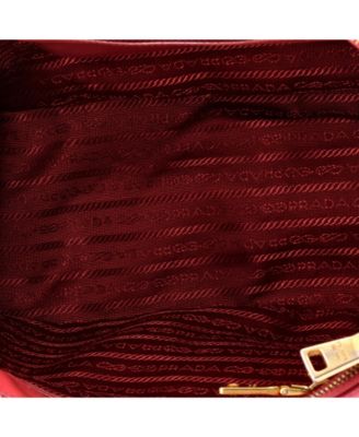 Small Double Zip Lux Tote Saffiano Leather