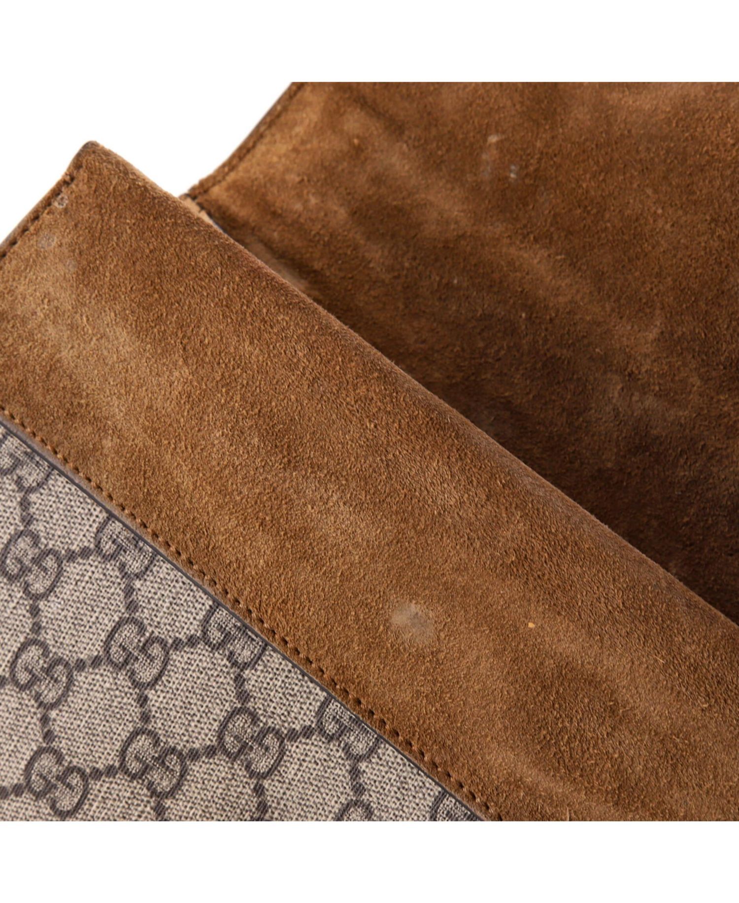 Small Dionysus Bag GG Coated Canvas with Crystal Embellished Metal