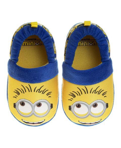 Тапочки Illumination Minions Dual Sizes Slippers Cozy Warm Soft Plush Indoor Wear Fun Character Design SlipOn для мальчиков