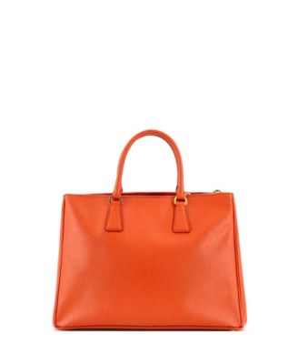 Large Double Zip Lux Tote Saffiano Leather