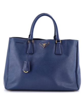 Large Lux Open Tote Saffiano Leather