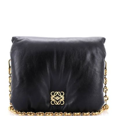 Medium Goya Puffer Bag Leather