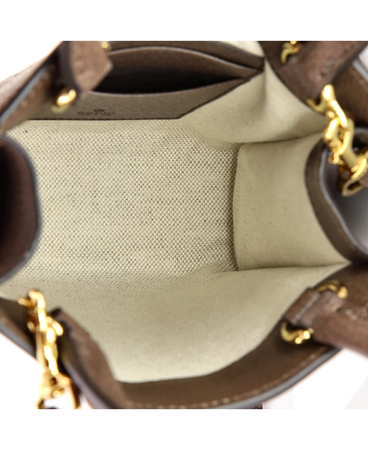 Pre-Owned Gucci Super Mini Ophidia Convertible Tote Gg Coated Canvas