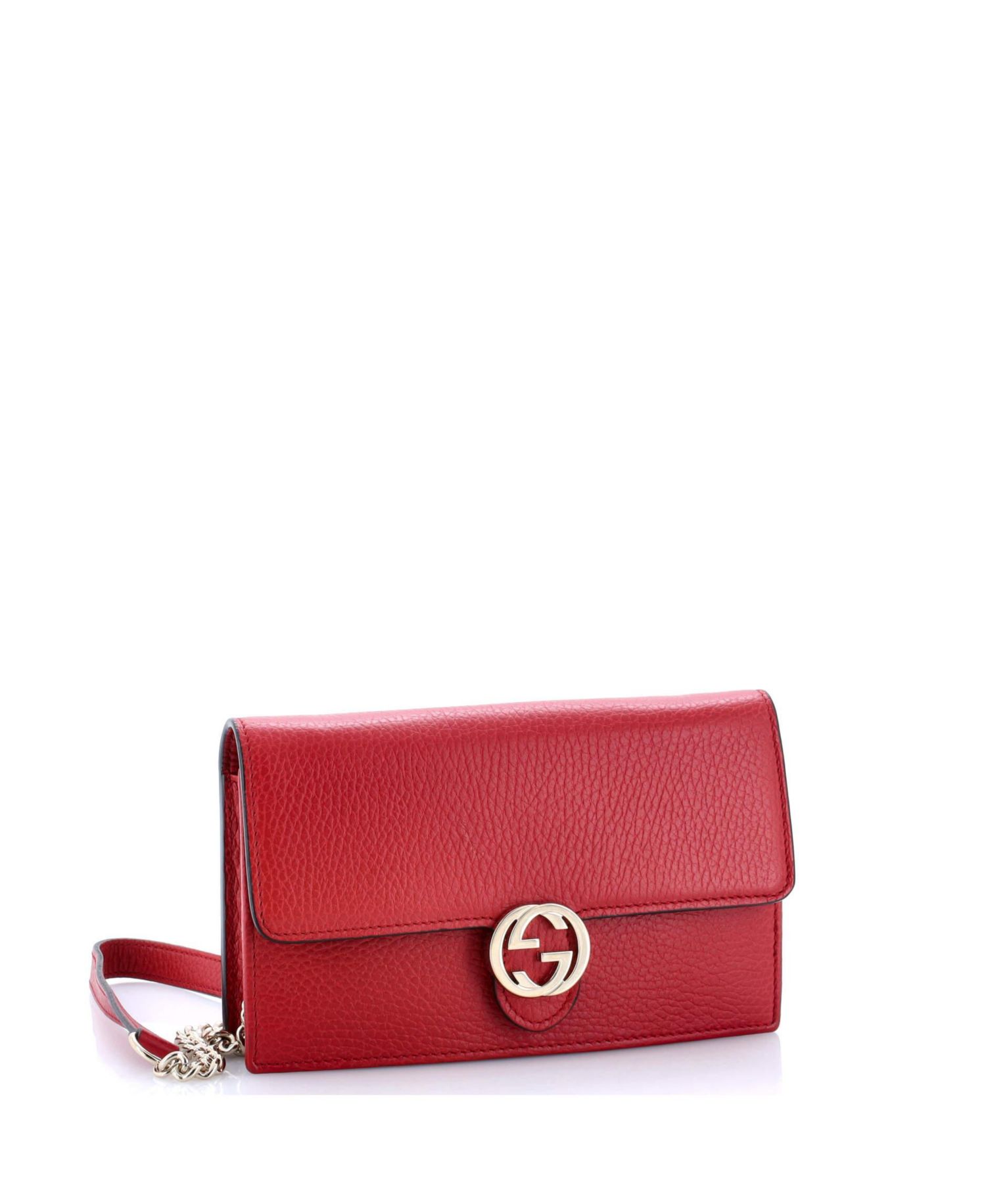 Interlocking Wallet on Chain Leather