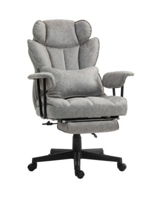 Executive Office Chair for Big and Tall with Lumbar Support and Foot Rest