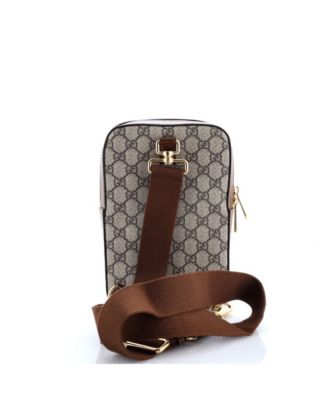 Small Interlocking G Patch Sling Bag GG Coated Canvas