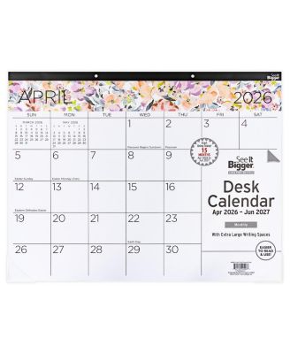 Desk Pad Calendar 17x22"