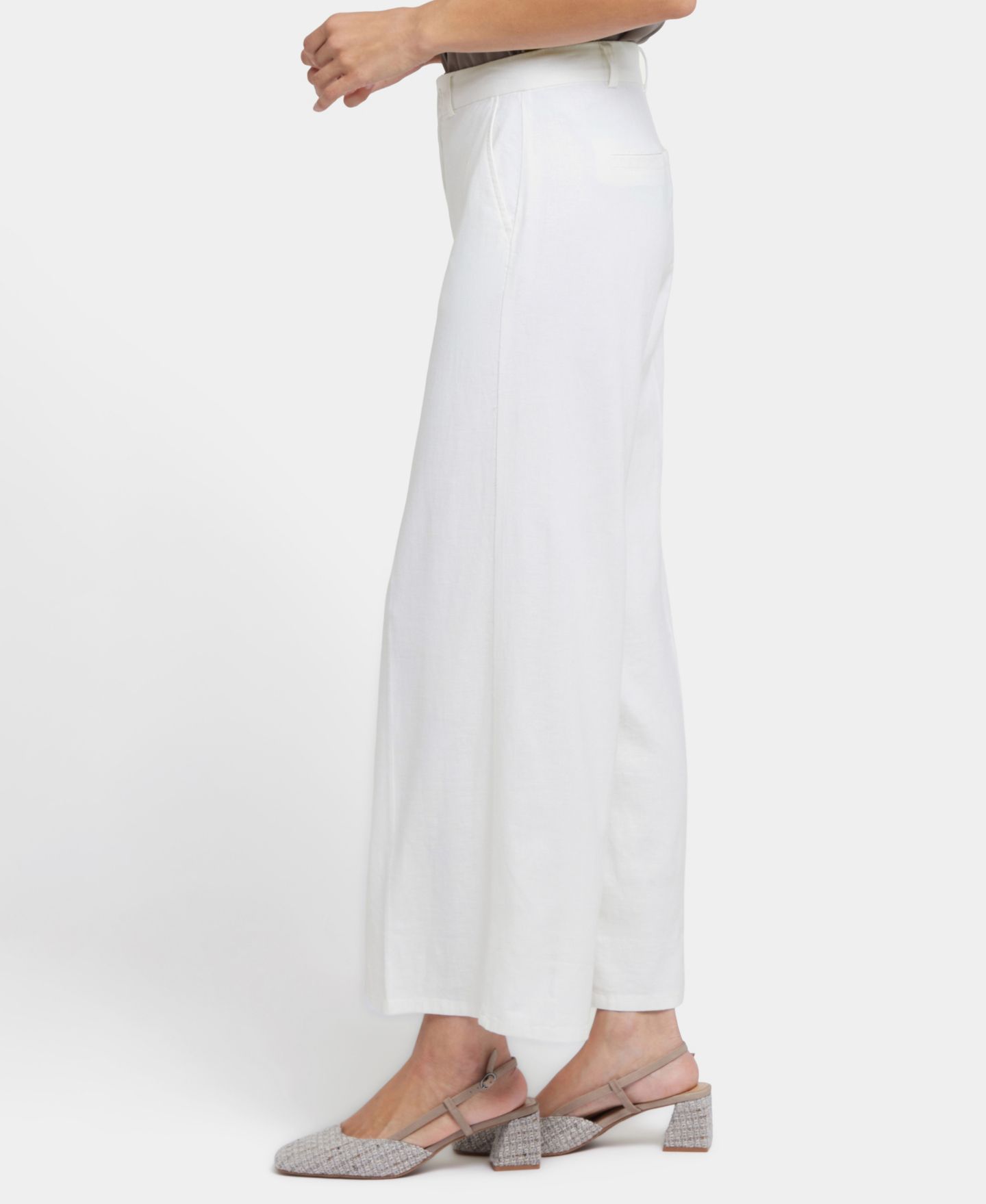 Женские брюки NYDJ Morgan Trouser Mid-rise, цвет: Белый — фото 2