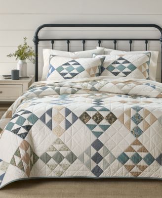 Summer Sage 3-Pc. Quilt Set, King