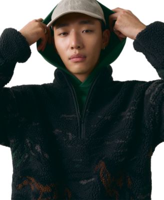 Premium Men's Sherpa Popover Sweatshirt