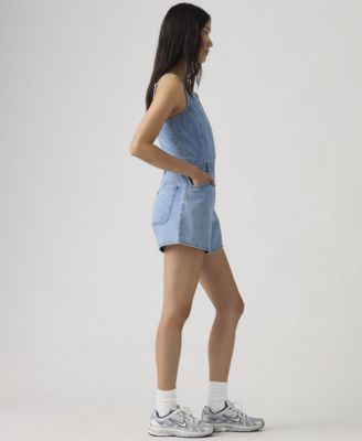 Women's T2 Square Neck Cotton Romper