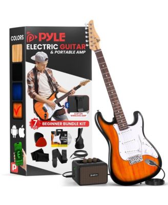 39.2 Full-Size 6-String Electric Guitar Kit with 5W Amplifier and Accessories PEGKT400NB - High Gloss