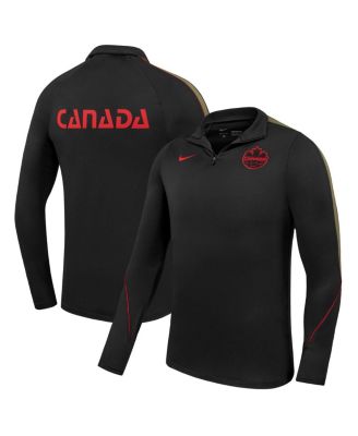 Men's Black Canada Soccer 2026 Strike Drill Sweatshirt