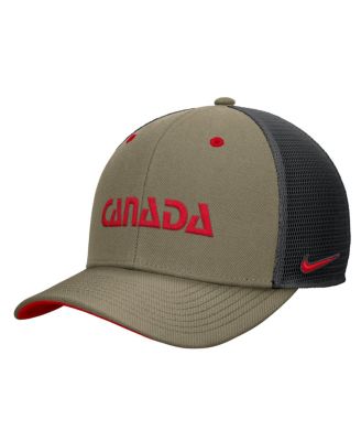 Men's Red Canada Soccer Rise Trucker Hat