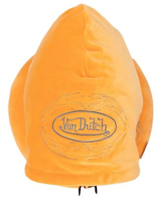 Pinstripe Hooded Memory Foam 11" Travel Neck Pillow