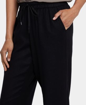 Petite Relaxed Drawstring Pull-On Pants 