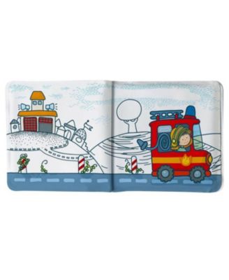 Magic Color Changing Bath Book: Fire Brigade, Bath Toys for Toddlers, Water Toys for Toddlers 18-36m and Water Table Accessories