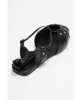 Women's Daria Leather Ankle Lace-Up Sandal