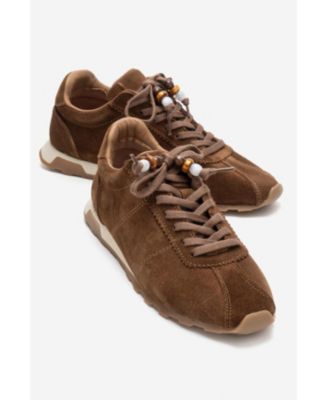 Women's Brea Leather Embellished Sneaker