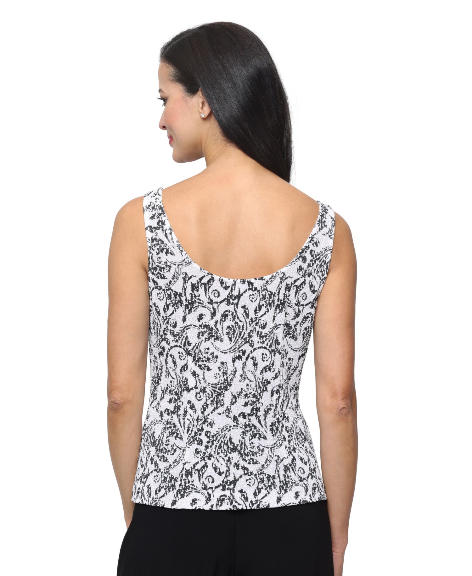 Women's Glitter Knit Cami Top & Jacket, 2-Piece Set