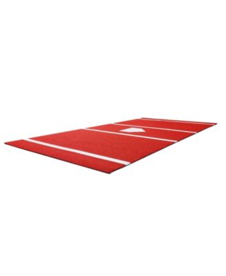 12 x 6 Ft Baseball Hitting Mat with Home Plate