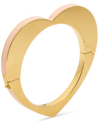 Two-Tone Heart Bangle