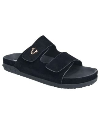 Men's Sean Double Strap Metal Logo Sandal