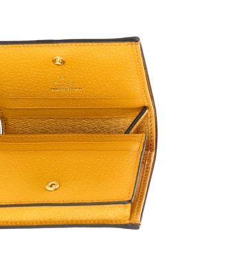 GG Marmont Bifold Card Holder Printed GG Coated Canvas