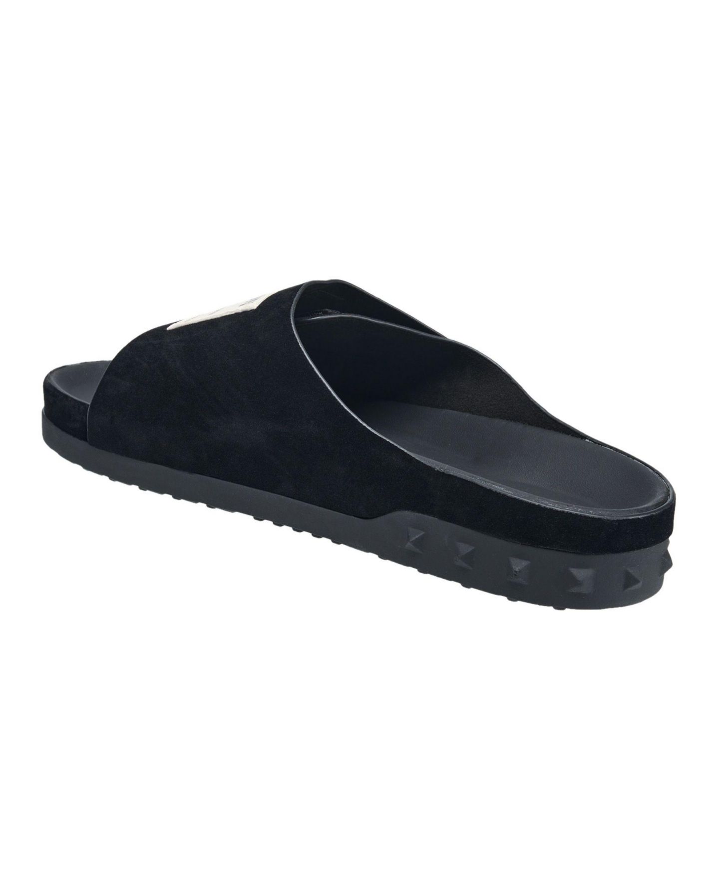 Мужские сандалии True Religion Cudi Velcro Strap SRS Logo Patch Sandal, цвет: Чёрный — фото 4