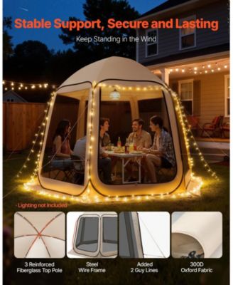  Pop-Up Screen House Tent for 4-8 People