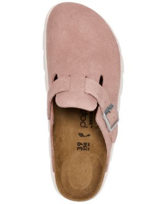 Women's Boston Chunky Suede Leather Platform Clog from Finish Line