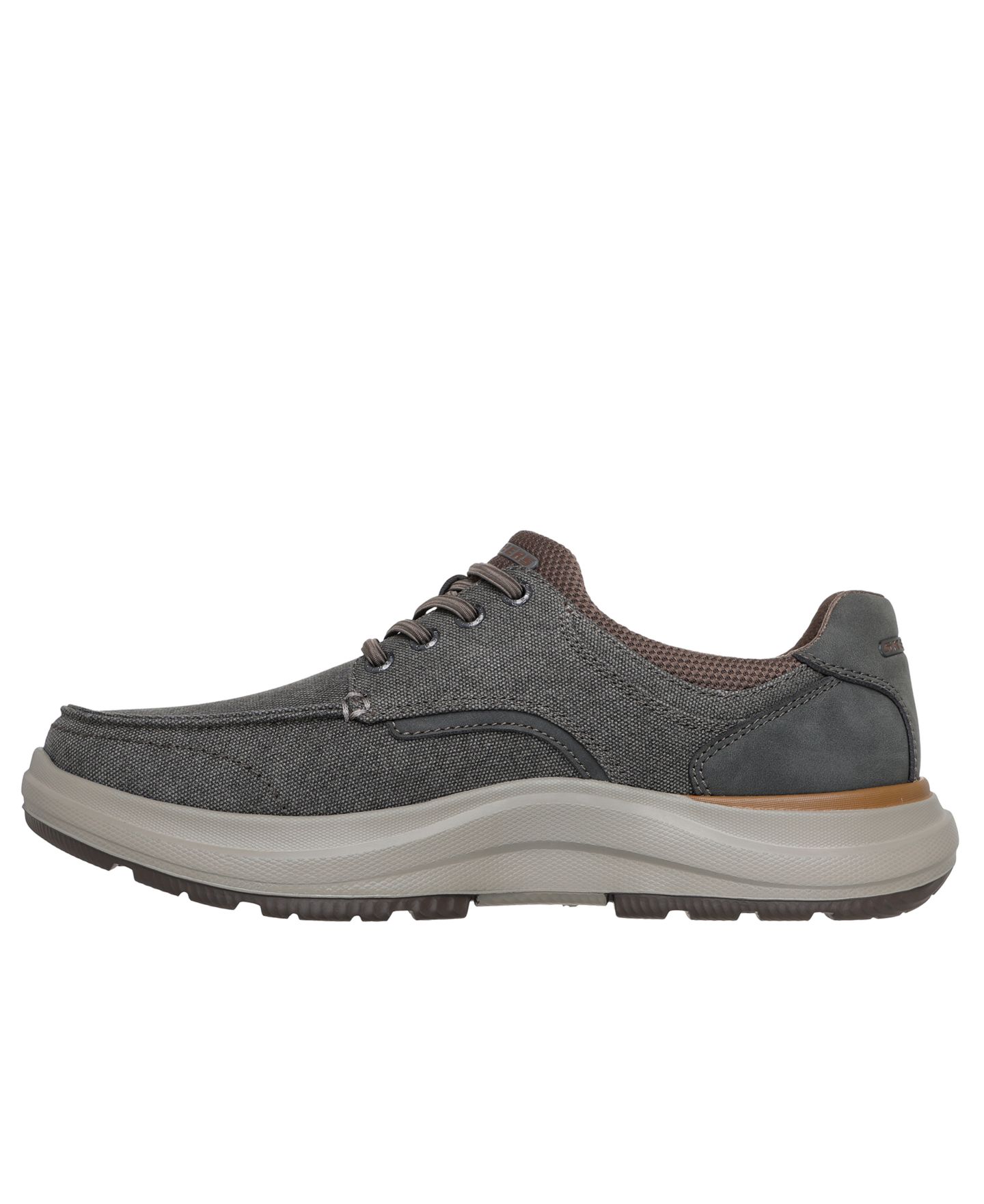 Мужские кроссовки Skechers Relaxed Fit: Altman - Finch Casual, цвет: Тёмный серо-коричневый — фото 3