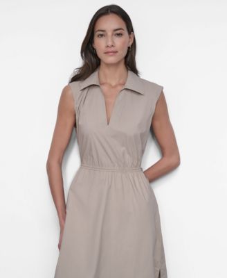 Women's Back-Cut-Out Sleeveless Maxi Dress