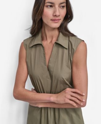 Women's Back-Cut-Out Sleeveless Maxi Dress