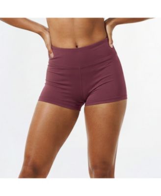 Women's Chlorine Resistant High Waisted Swim Shorts