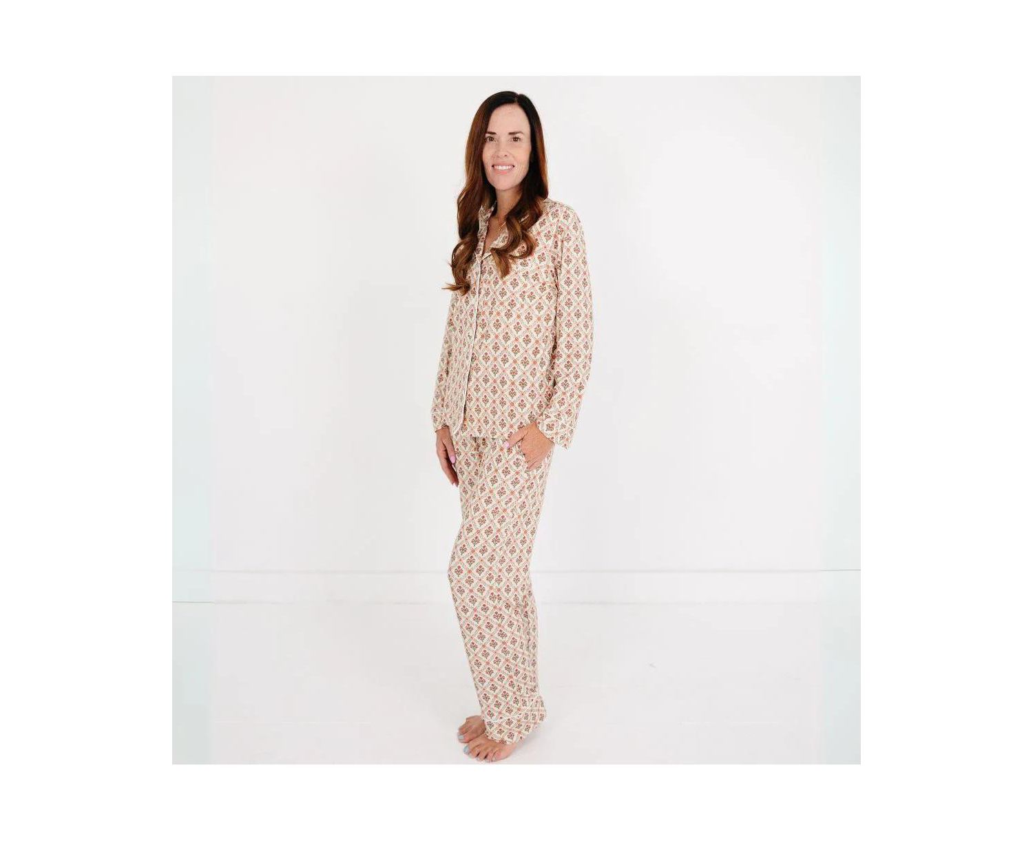 Women's Holly Trellis Bamboo Pajama Set