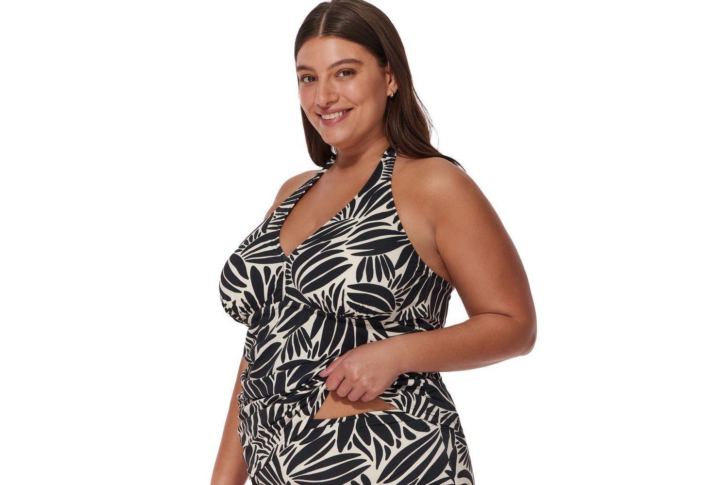 Women's Comeback Halter Tankini Top