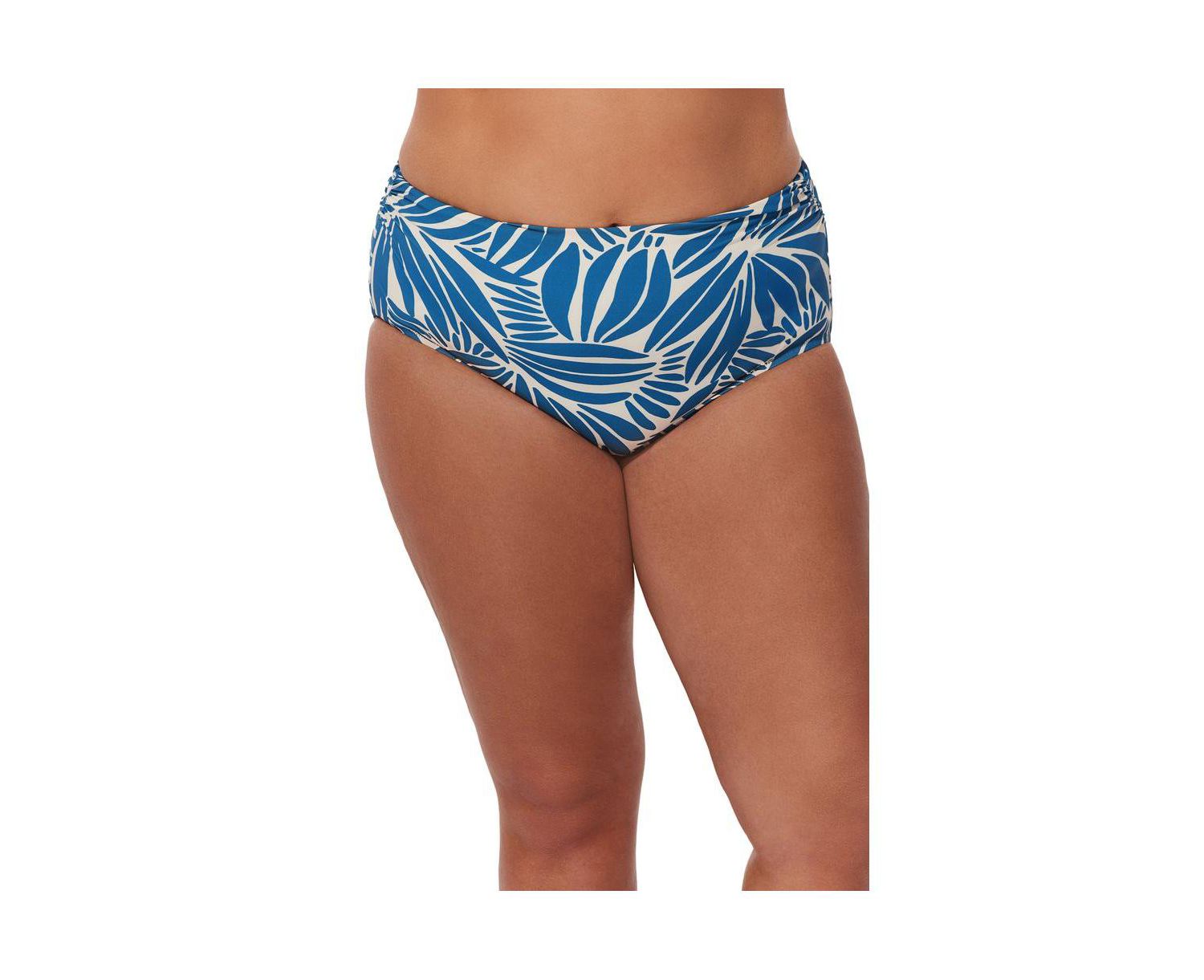 Women's Comeback Shirred High Waist Swim Bottom