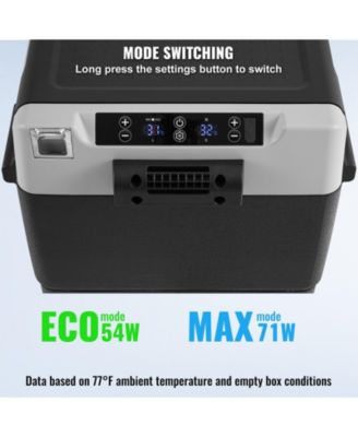 58 L Dual Zone 12 Volt Car Refrigerator with -4°F to 68°F Range