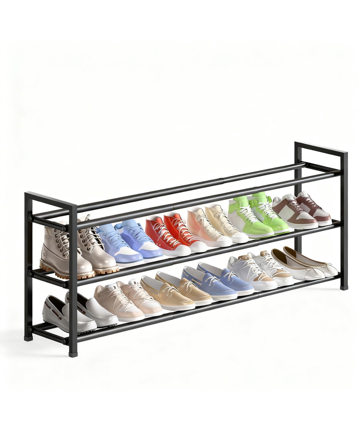 Yigii Metal Expandable Shoe Rack Adjustable