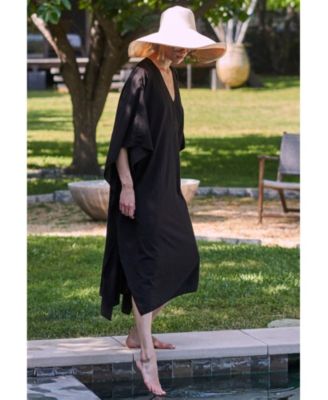 Women's Ocean+Main Cotton Midi Caftan