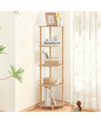 Corner Shelf Plant Stand Storage Organizer Bedroom Bathroom Living Room