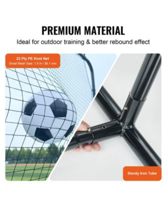 12 x 6 Ft Soccer Rebounder Net with Carry Bag