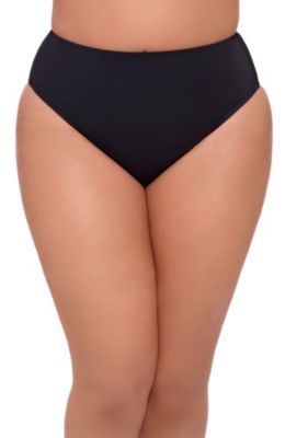 Women's Smoothing and Sculpting High Leg High Rise Swimsuit Bikini Bottoms