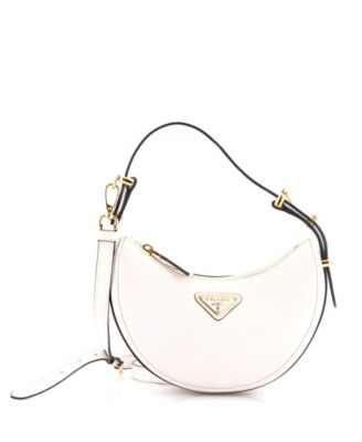 Mini Arque Half Moon Hobo Leather