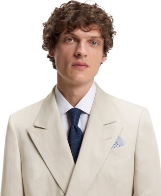 BECKHAM x BOSS Men's Micro Pattern Slim-Fit Jacket