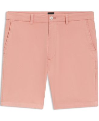 BOSS By Men's Stretch-Cotton Twill Modern-Fit 8" Shorts