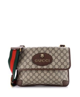 Medium Neo Vintage Flap Messenger GG Coated Canvas