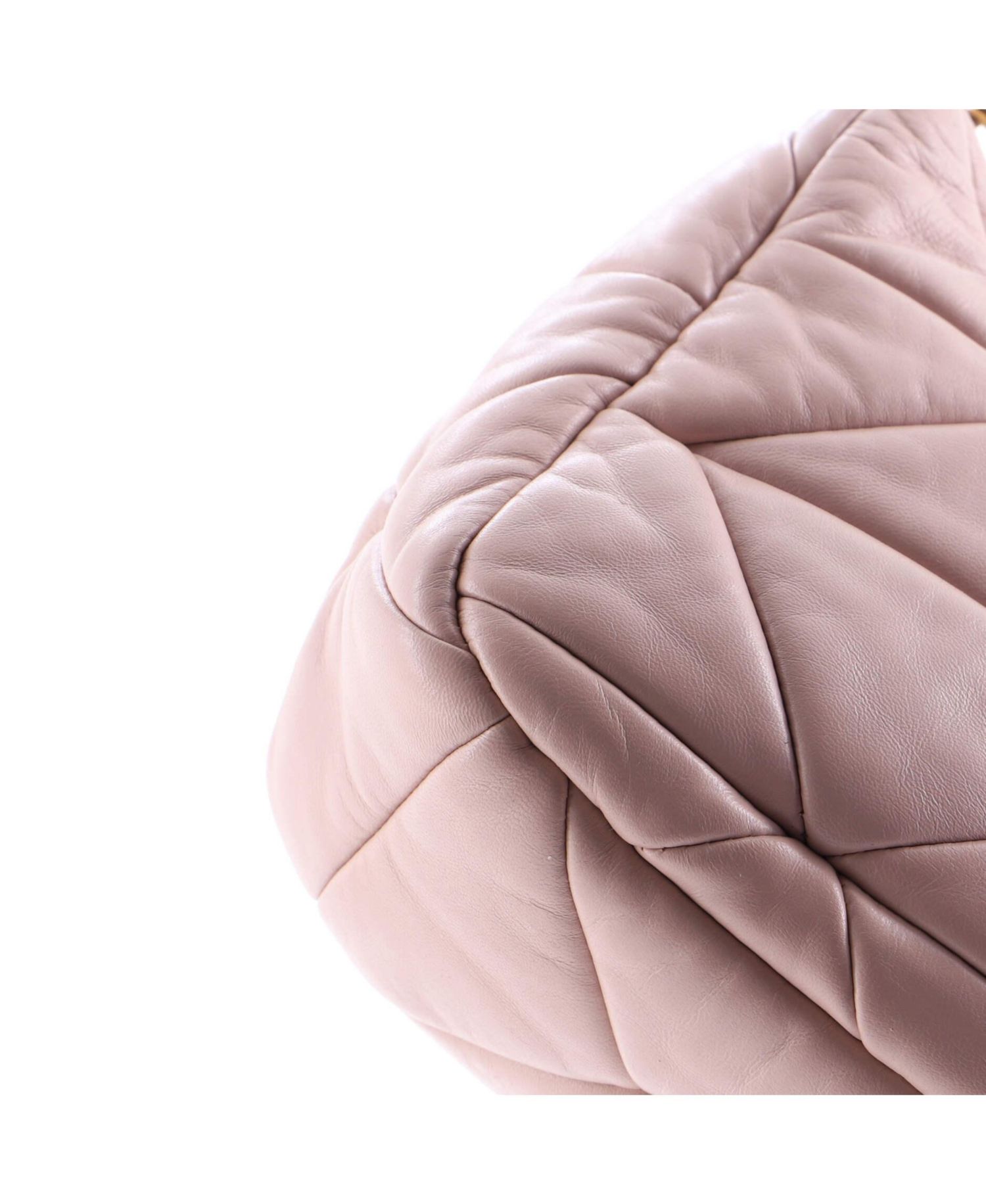 Small System Re-Edition Shoulder Bag Quilted Nappa Leather